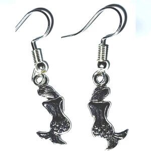 Super cute retro kids mermaid earrings